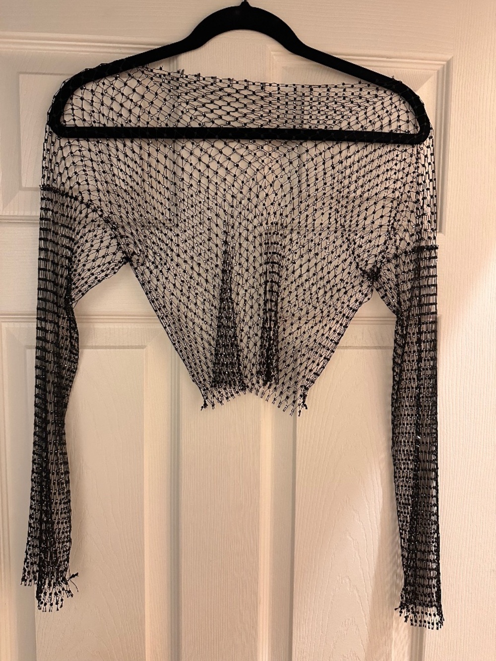 Fishnet sparkle shirt